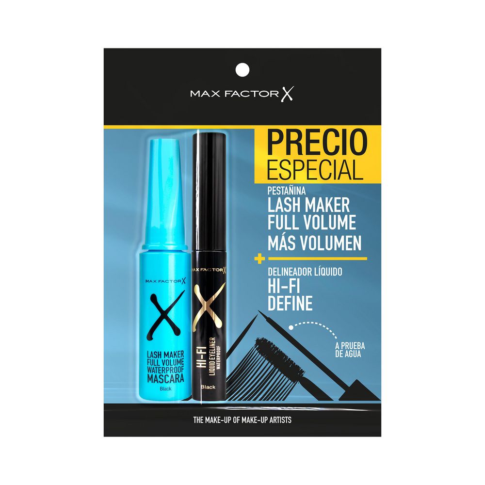 Pestañina MAX FACTOR lash maker full volume y delineador (1  und) img #2