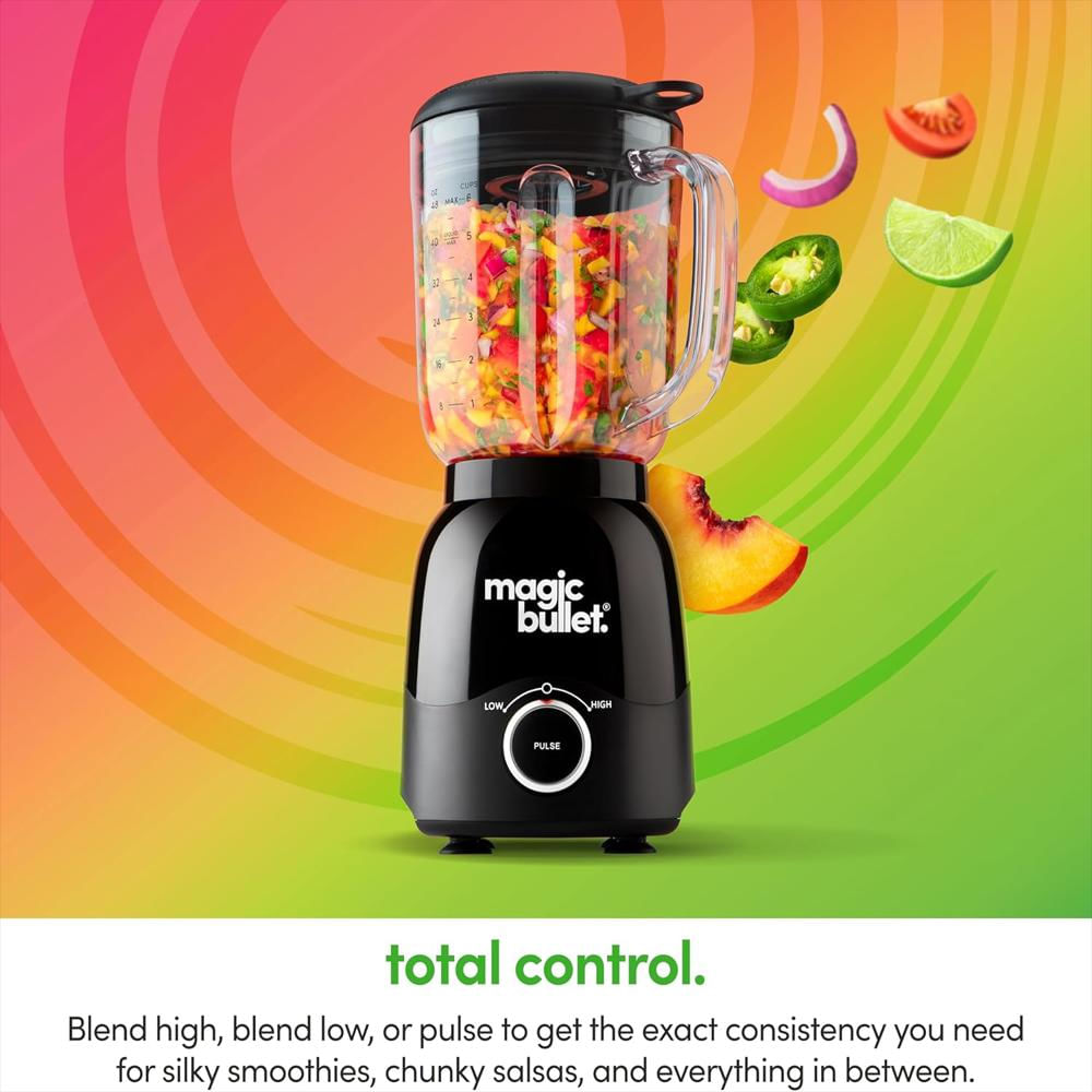 Licuadora Magic Bullet 500 W Jarra 48 Oz Tapa Resistente Mezcla Rápida Y Eficiente img #3