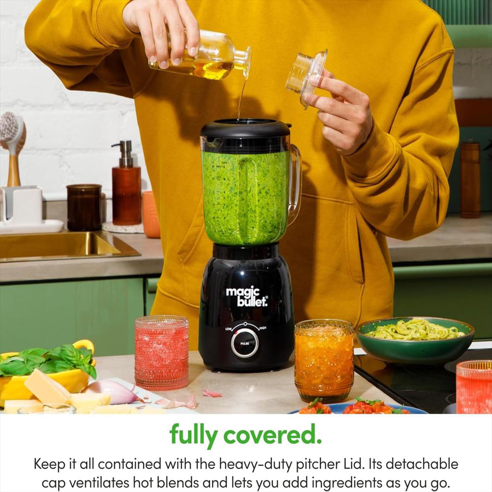 Licuadora Magic Bullet 500 W Jarra 48 Oz Tapa Resistente Mezcla Rápida Y Eficiente img #4