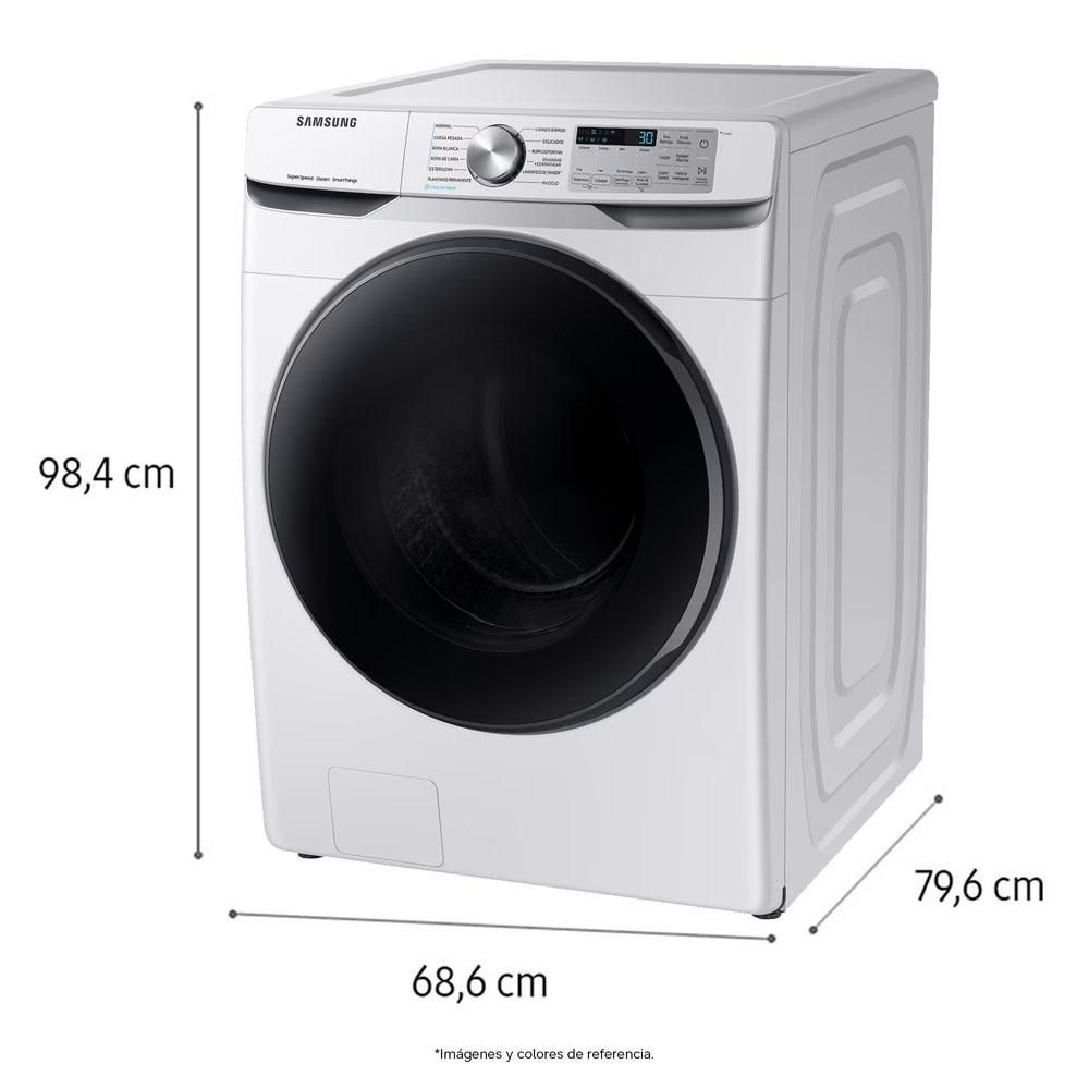 Lavadora SAMSUNG Carga Frontal 22 kg (48lb) WF22R627AW img #3