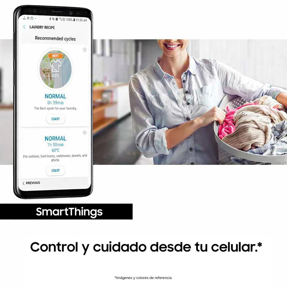 Lavadora SAMSUNG Carga Frontal 22 kg (48lb) WF22R627AW img #6