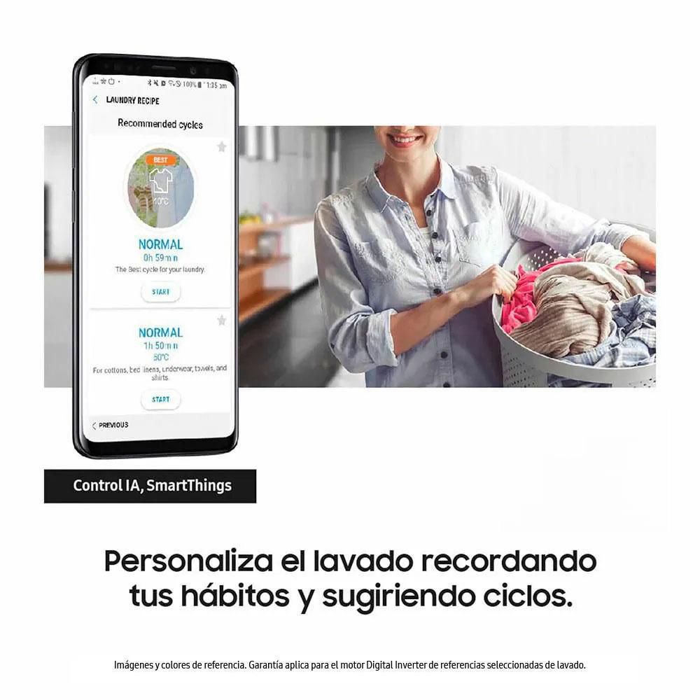 Lavadora Secadora  SAMSUNG Eléctrica 12.5 Kg  WD12T754DBX/CO Inox img #6