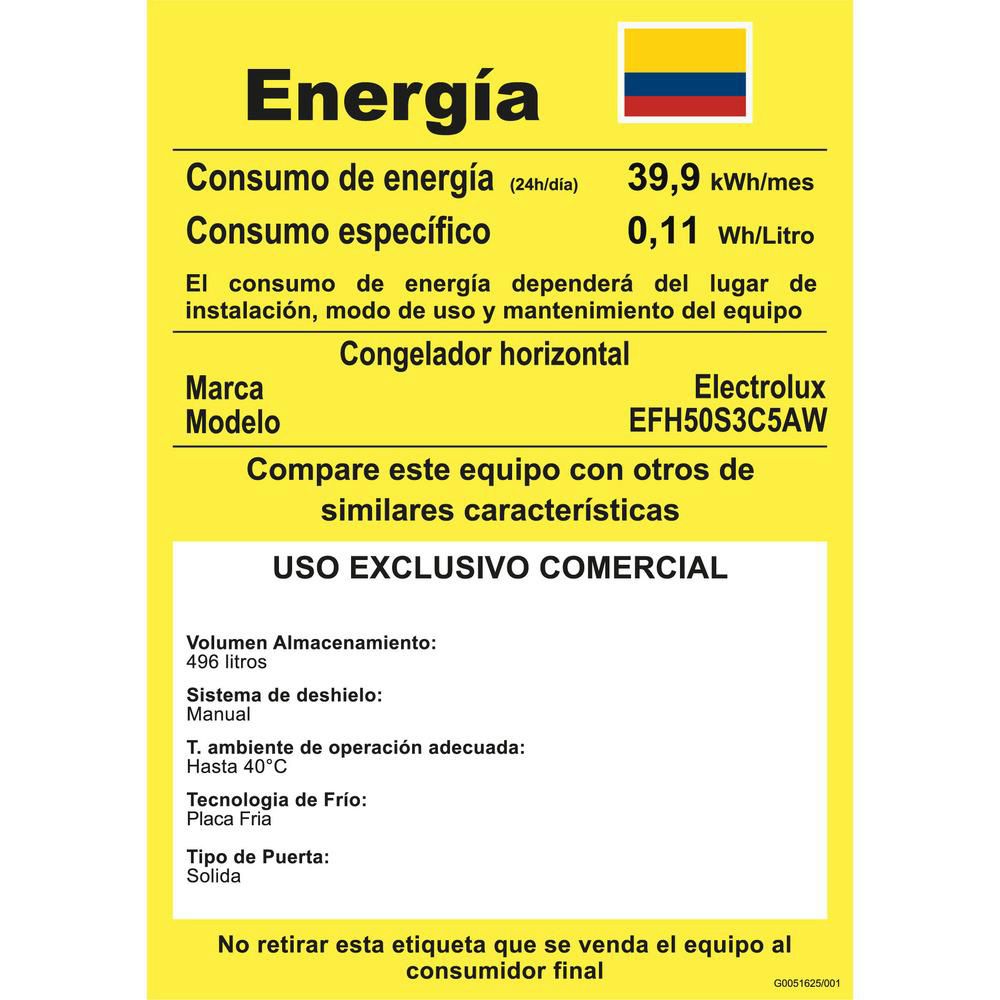 Congelador Frost Horizontal 496 Lts Blanco ELECTROLUX EFH50S3C5AW img #8