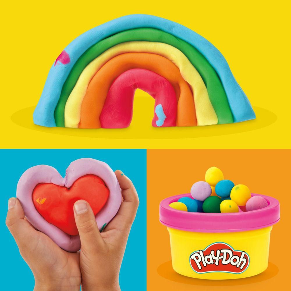 Masas y Plastilinas 50 Botes de Colores del Arcoíris PLAY DOH img #2