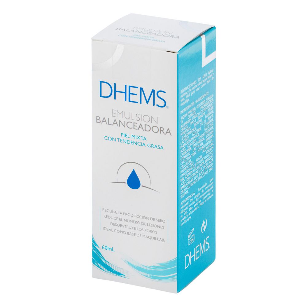 Emulsion facial DHEMS balanceada piel mixta (60  ml) img #2
