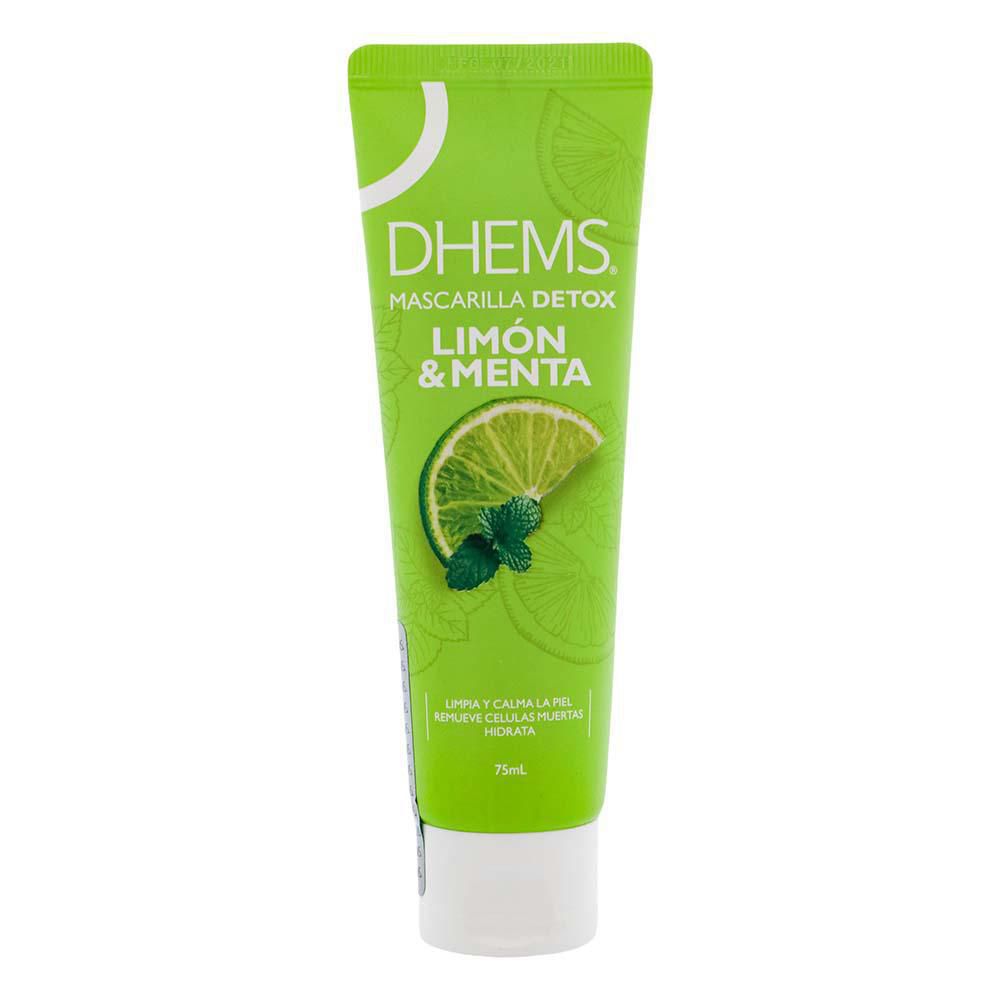 Mascarilla DHEMS detox limón  menta (75  ml)