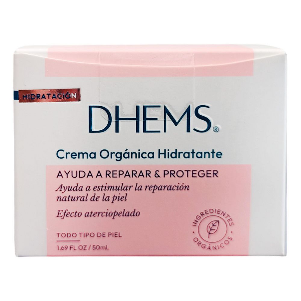 Crema facial DHEMS orgánica hidratante (50  ml)