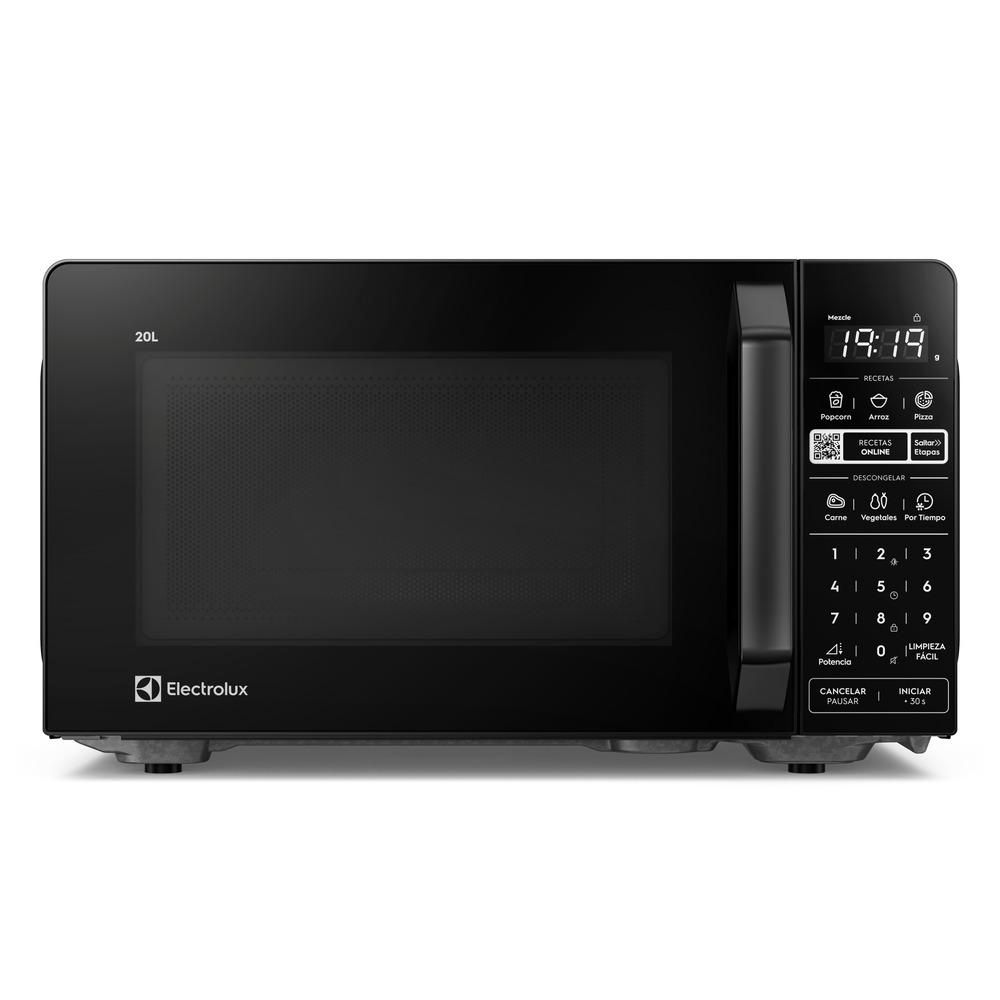 Microondas ELECTROLUX 0,7 (20L) Negro EMDZ20S8GAB Microondas ELECTROLUX 0,7 (20L) Negro EMDZ20S8GAB