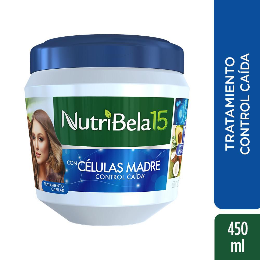 Tratamiento capilar NUTRIBELA células madre control caída (450  ml)