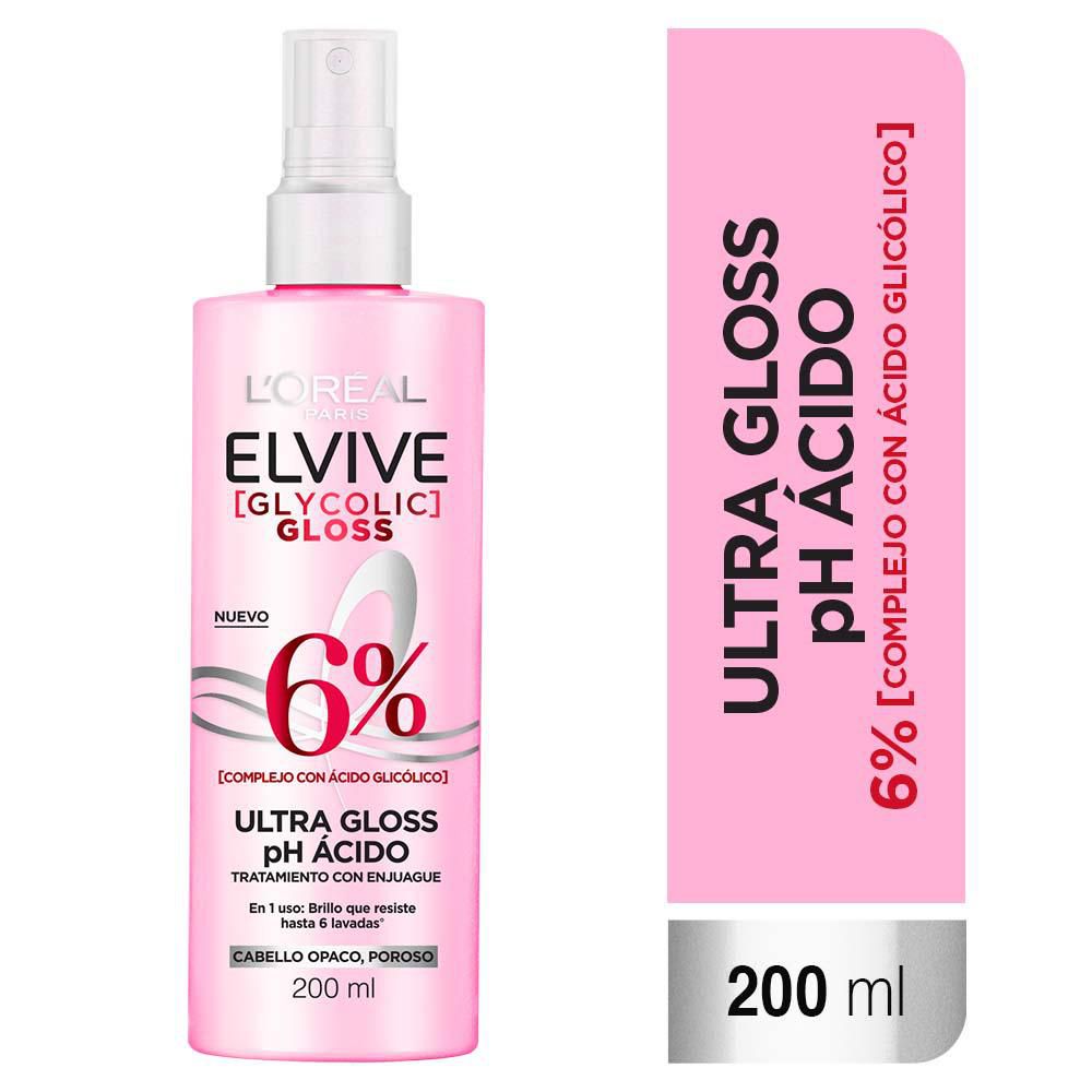 Tratamiento capilar ELVIVE acidifier glycolic gloss (200  ml)