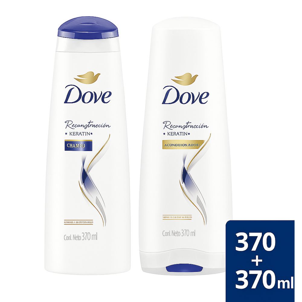 Shampoo DOVE reconstrucción completa (740  ml)
