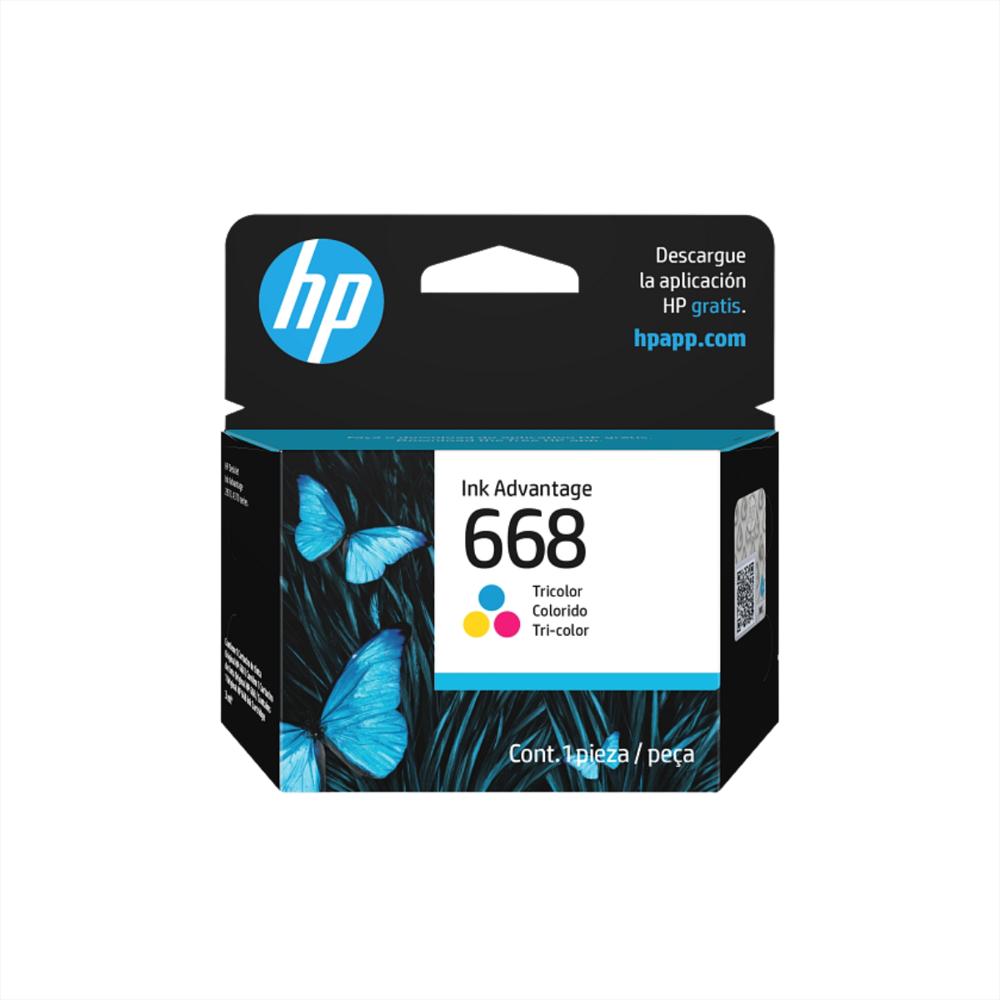 Cartucho Original De Tinta Hp 668 Tricolor img #1
