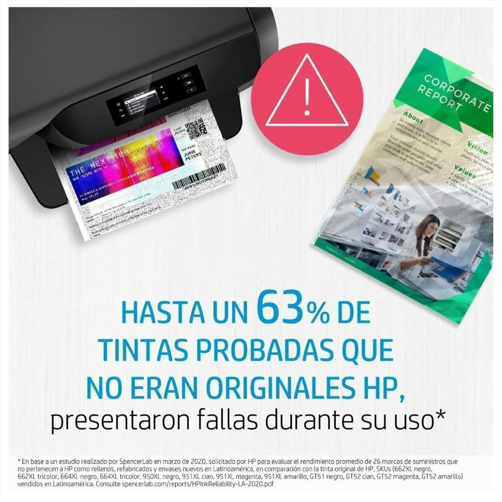 Cartucho Original De Tinta Hp 668 Tricolor img #2