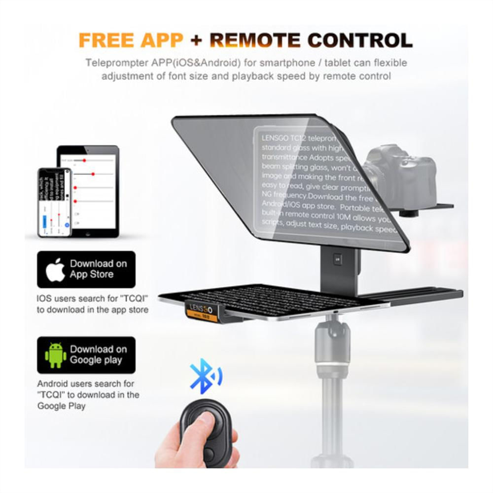 Teleprompter Lensgo Tc12 De 12.9 Pulgadas img #2