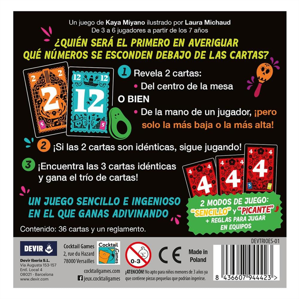 Juego De Mesa Trio img #5
