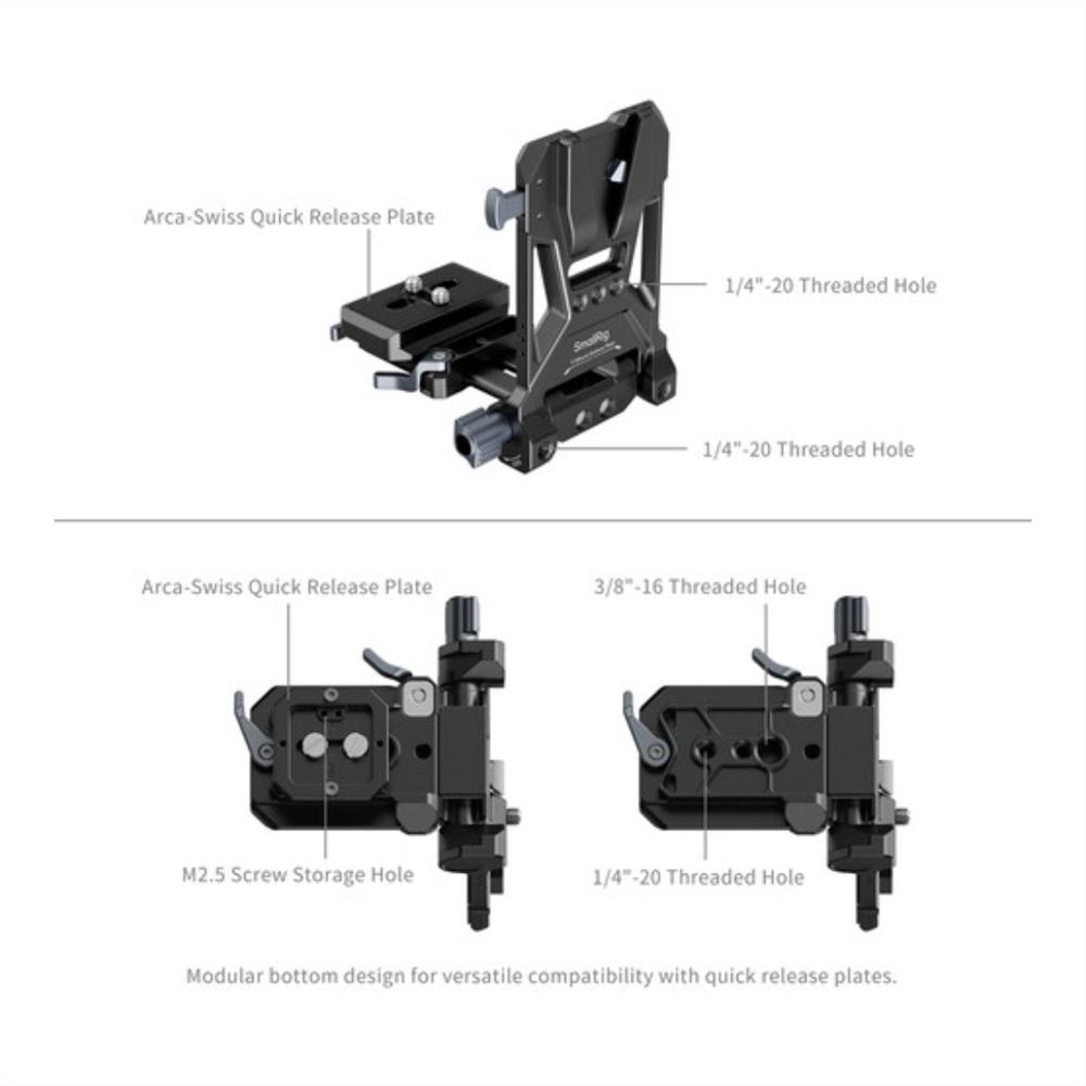 Kit De Batería Mini V Mount Smallrig Vb99 Con Placa V Lock Smallrig 5048 img #4