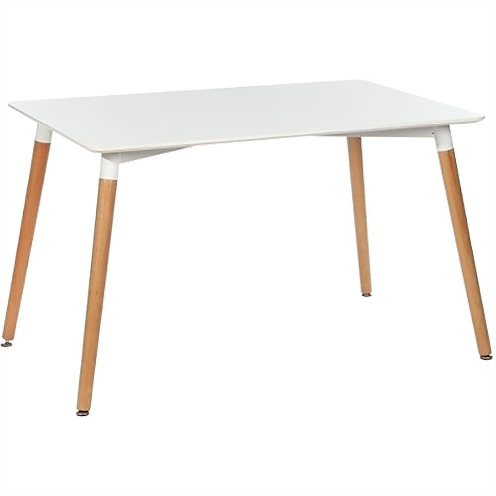 Mesa De Comedor Rectangular Eames Color Blanco