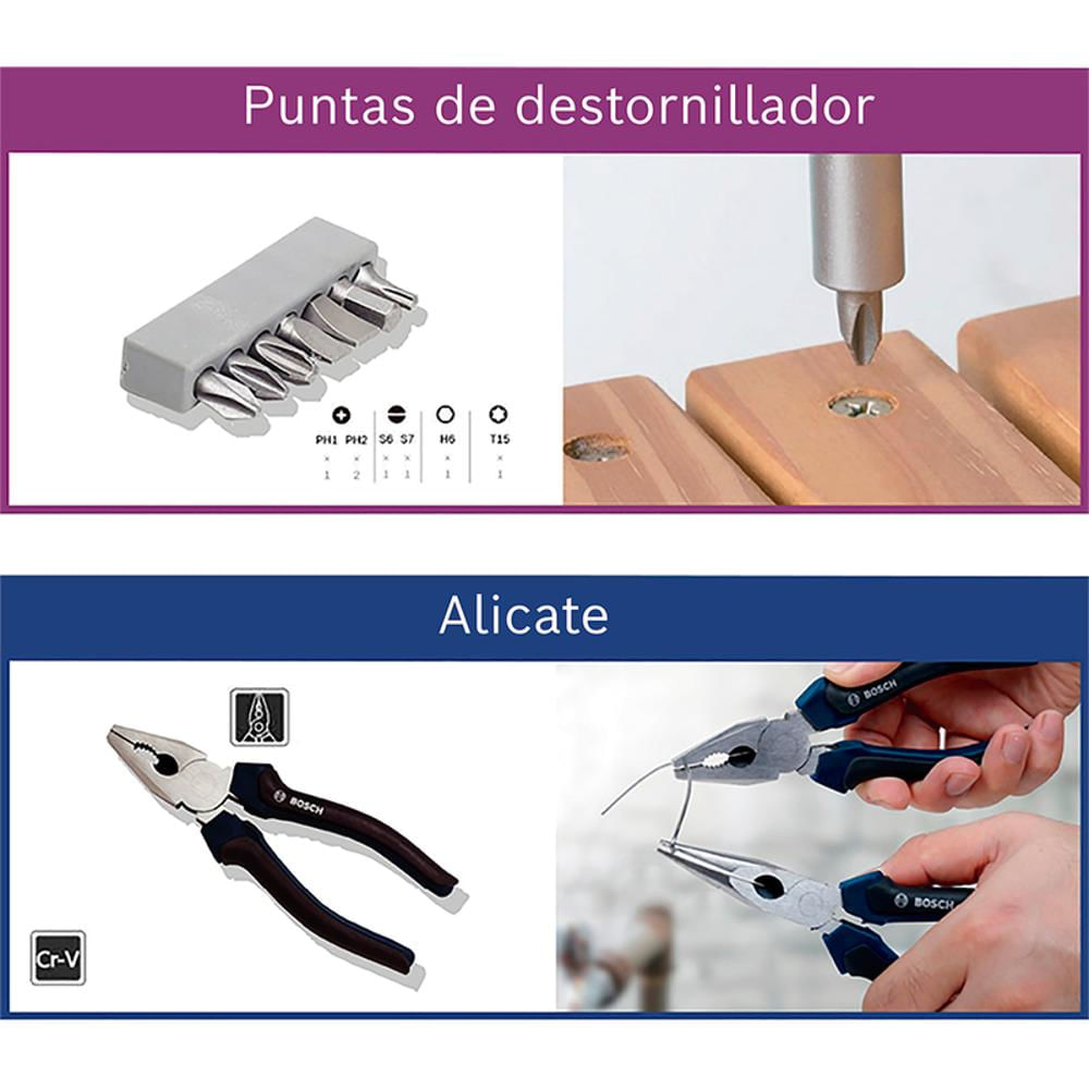 Set De Puntas Y Herramientas Manuales 12 Unds img #4