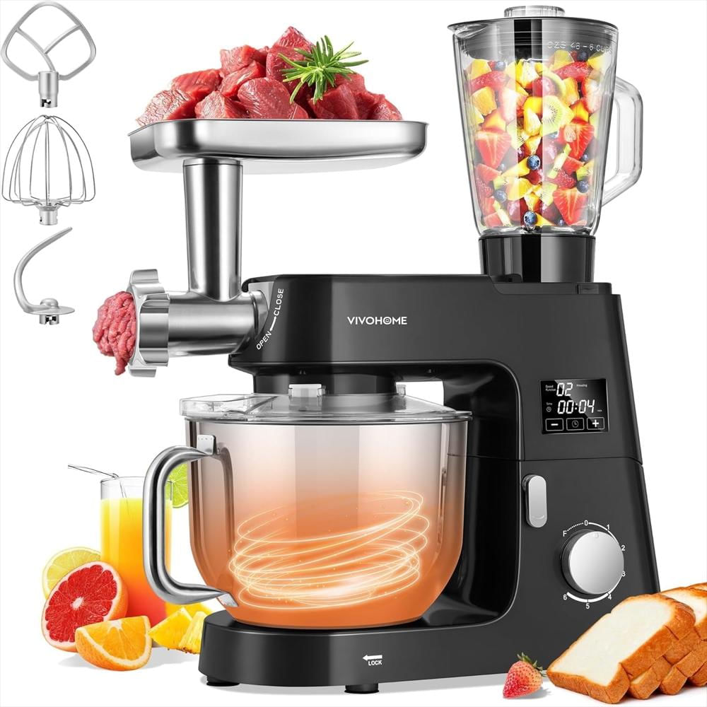Batidora De Pedestal Specstar 9 En 1 7.5Qt 6 Velocidades Con Accesorios img #1