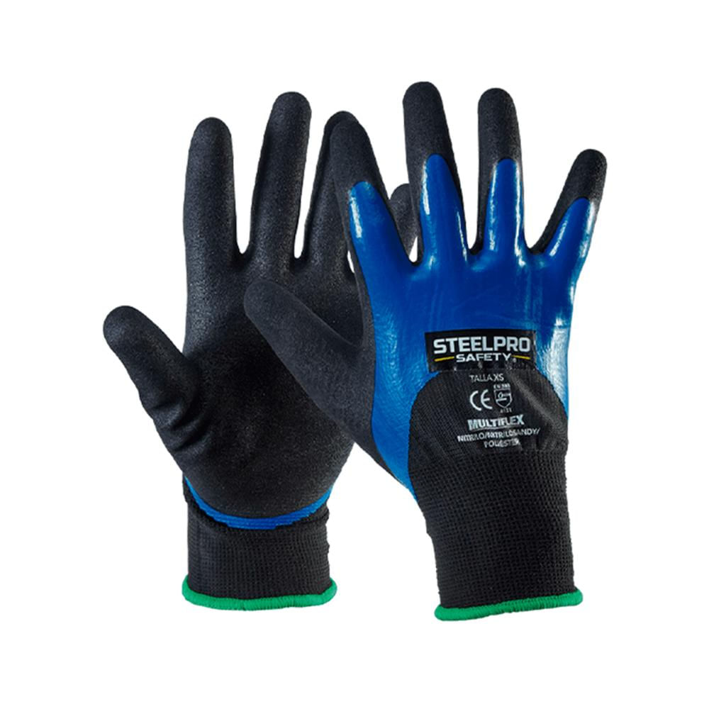 Guante Multiflex Nitrilo/Nitri Sandy Poliester T L img #1