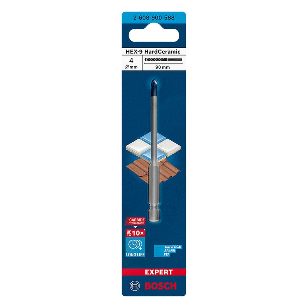 Broca Para Vidrio 4Mm X 90Mm Hexagonal Expert img #1