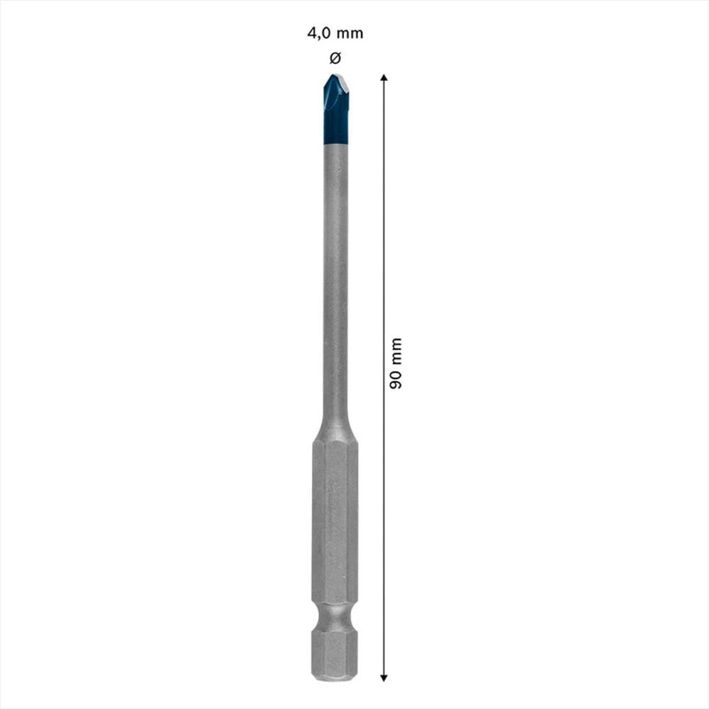Broca Para Vidrio 4Mm X 90Mm Hexagonal Expert img #3