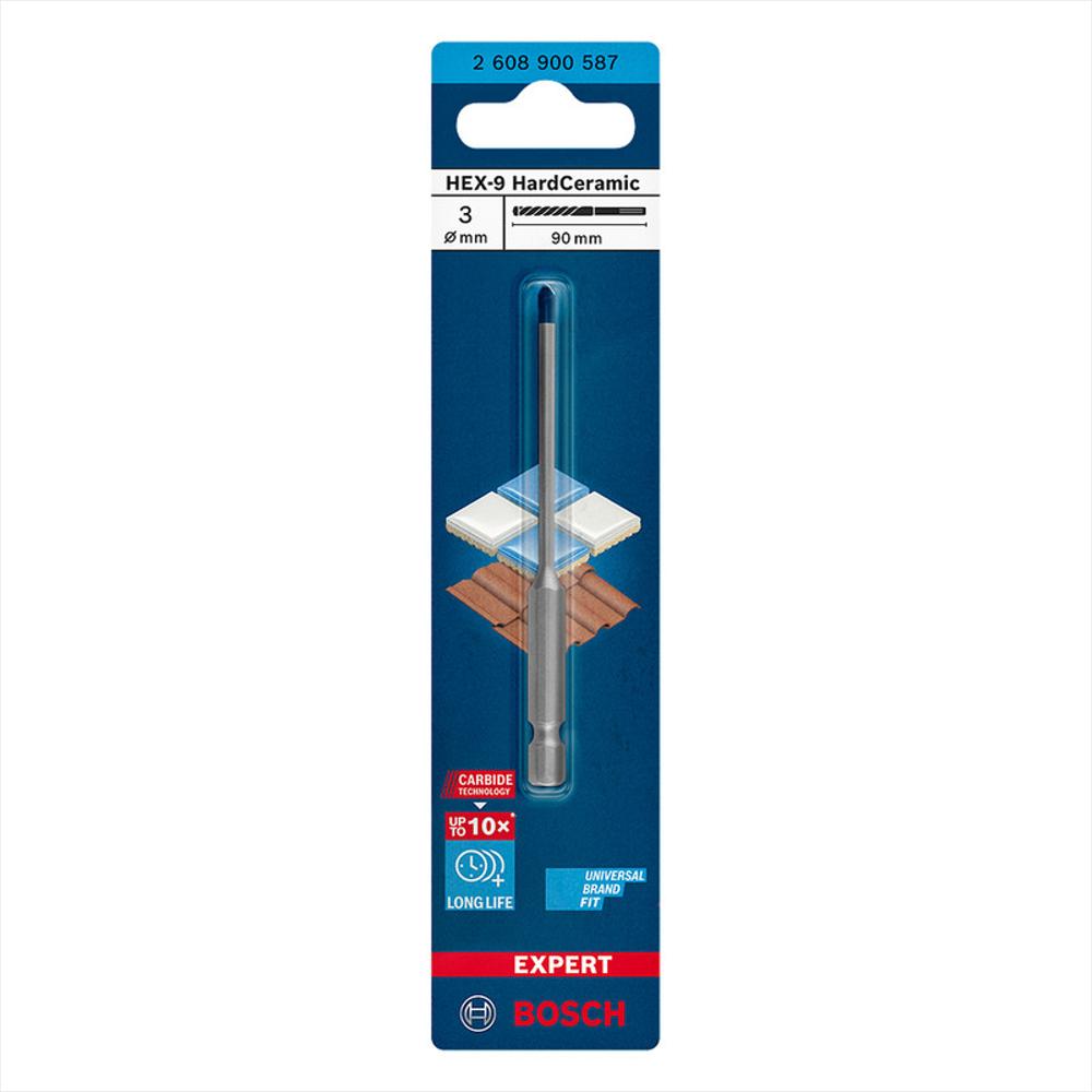 Broca Porcelanato Bosch Expert Hex 9 Hard Ceramics 3X90mm img #1