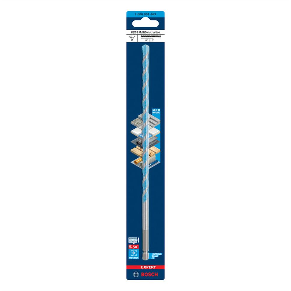 Broca Bosch Expert Hex 9 Multiconstruction 5/16X8x10 img #3