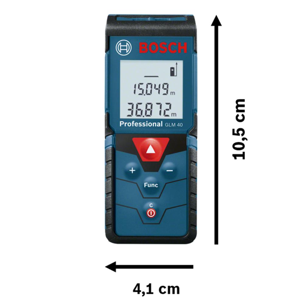 Medidor Láser Bosch Alcance 40 Metros Glm 40 img #3