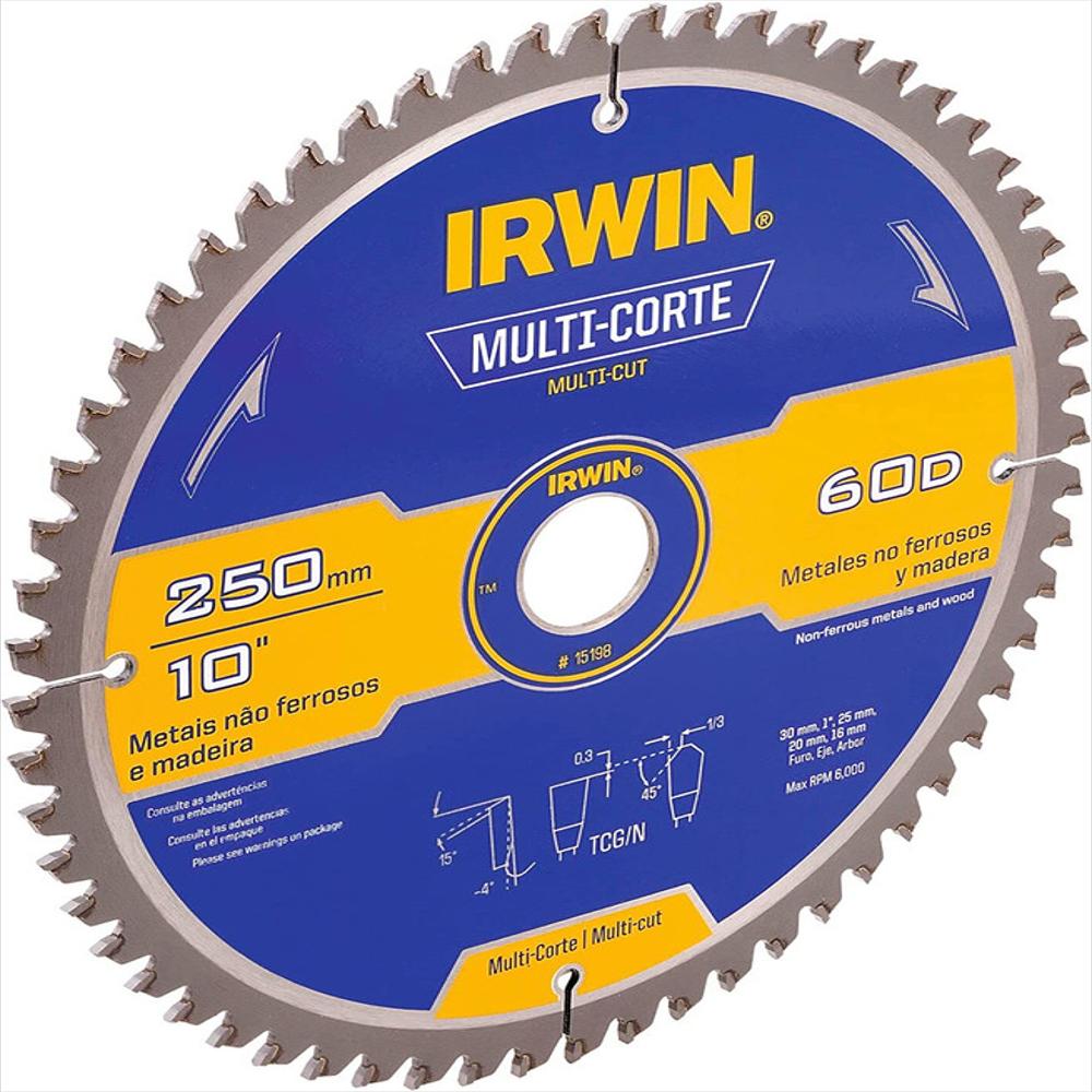 Disco Sierra Para Aluminio 10 pulgadas X 60Tpi Eje 30Mm img #3