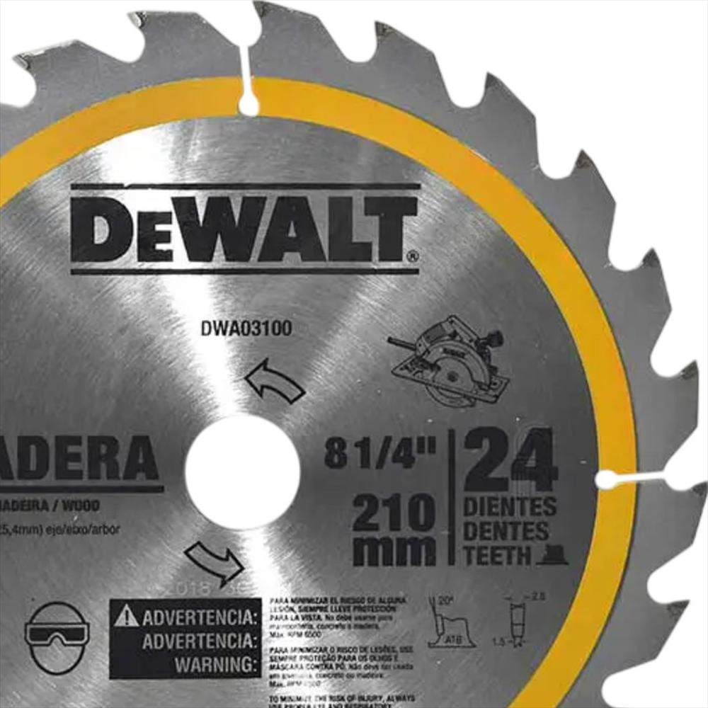 Disco Sierra Para Madera 8.1/4 pulgadas X 24Tpi Eje 1 pulgadas img #3