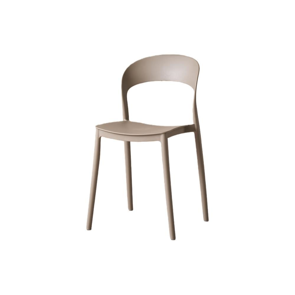 Silla Patrick, Color Taupe, Con Espaldar Y Diseño Moderno img #1
