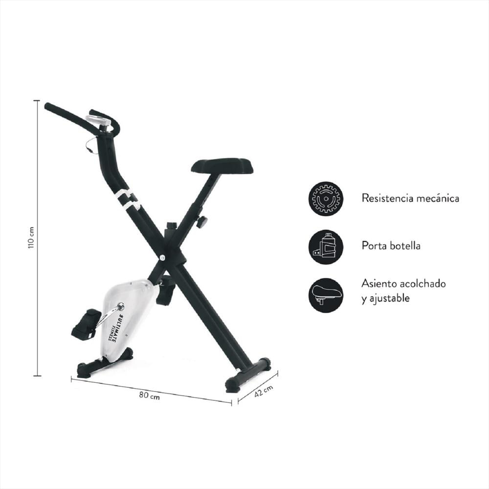 Bicicleta Estática Plegable X10 img #2