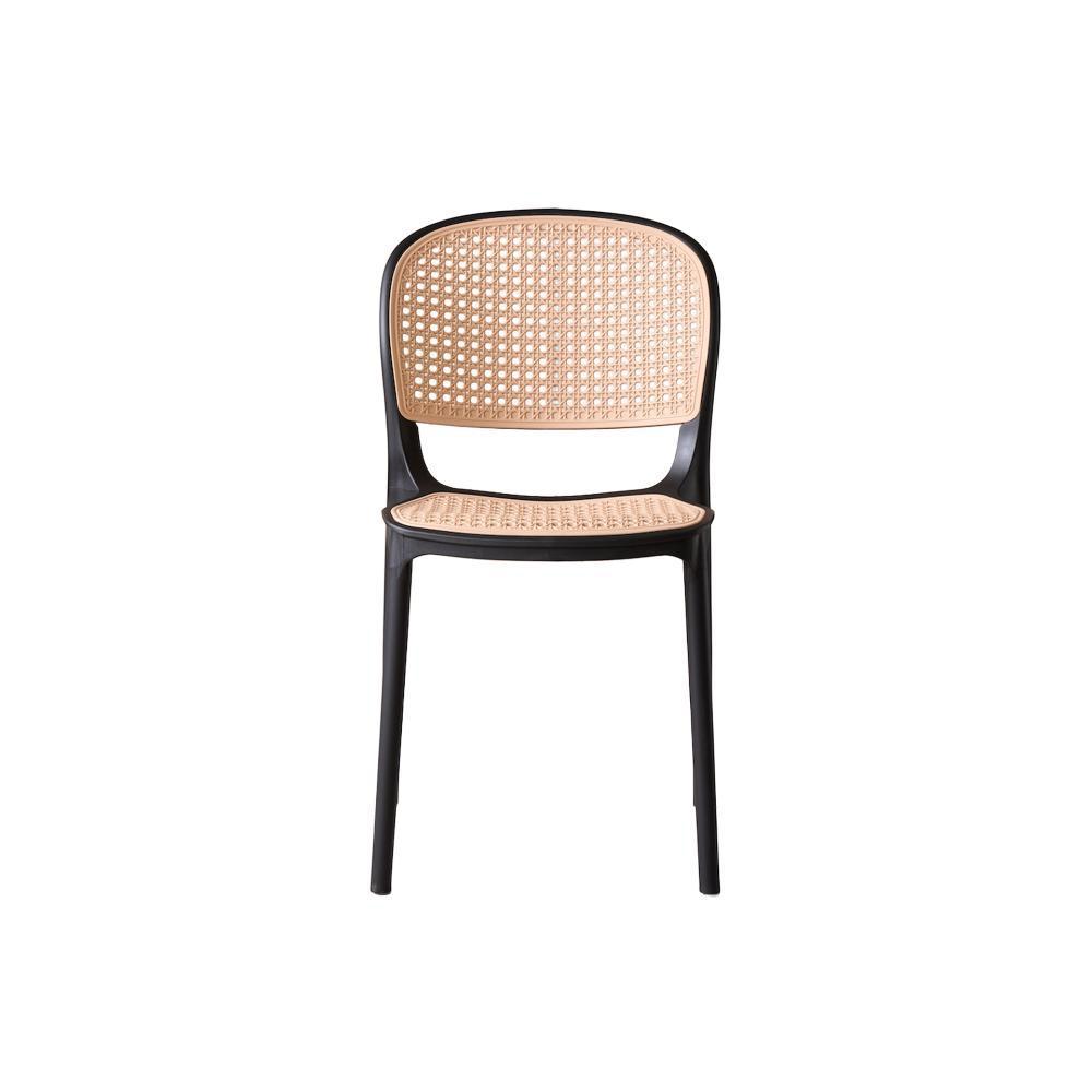 Silla Nest, Color Negro Y Taupe, Con Espaldar img #3