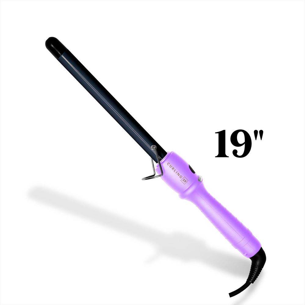 Pinza Alizz Curling 19 pulgadas Profesional Barril Extra Lila img #1