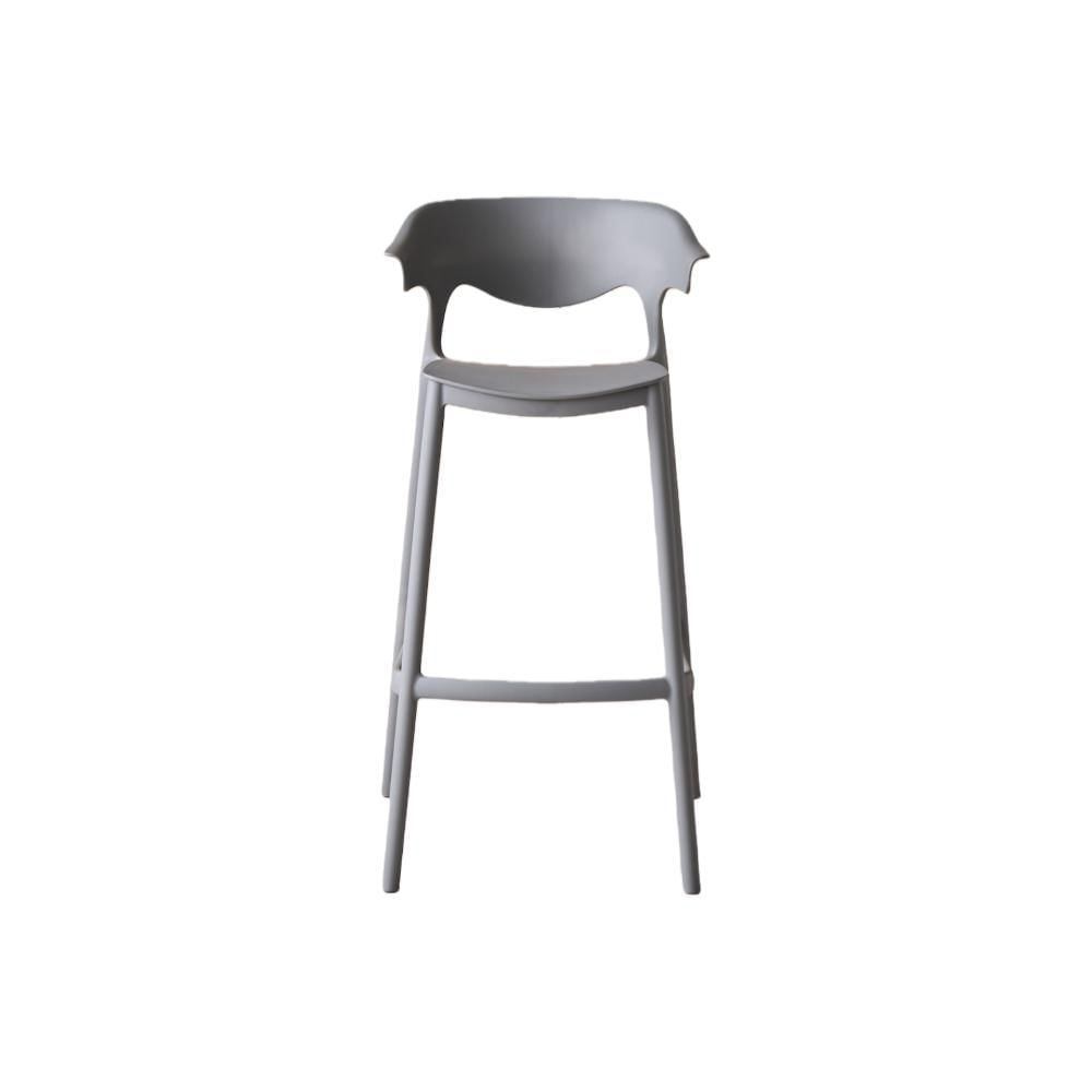 Silla Para Bar Elena, Color Gris Oscuro, Diseño Moderno img #3