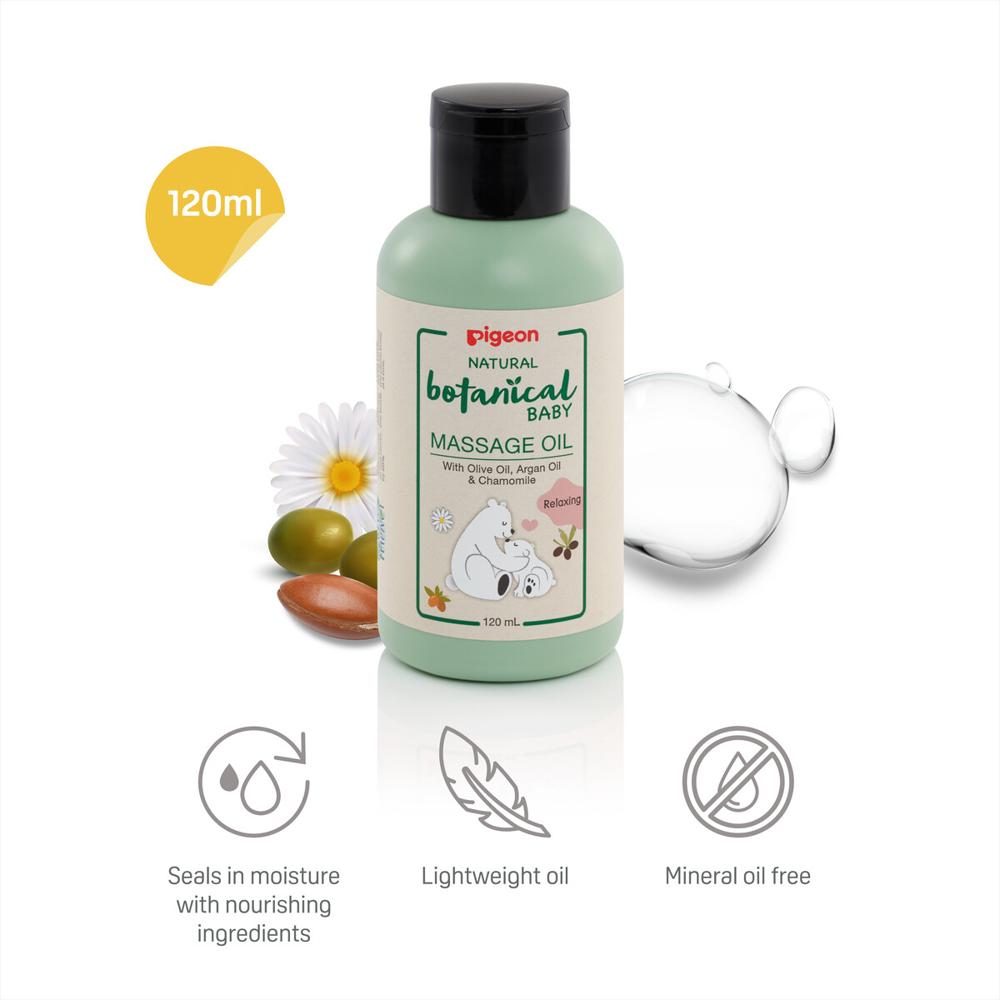Aceite De Masaje Hidratante Y Relajante Para Bebé 120Ml img #3