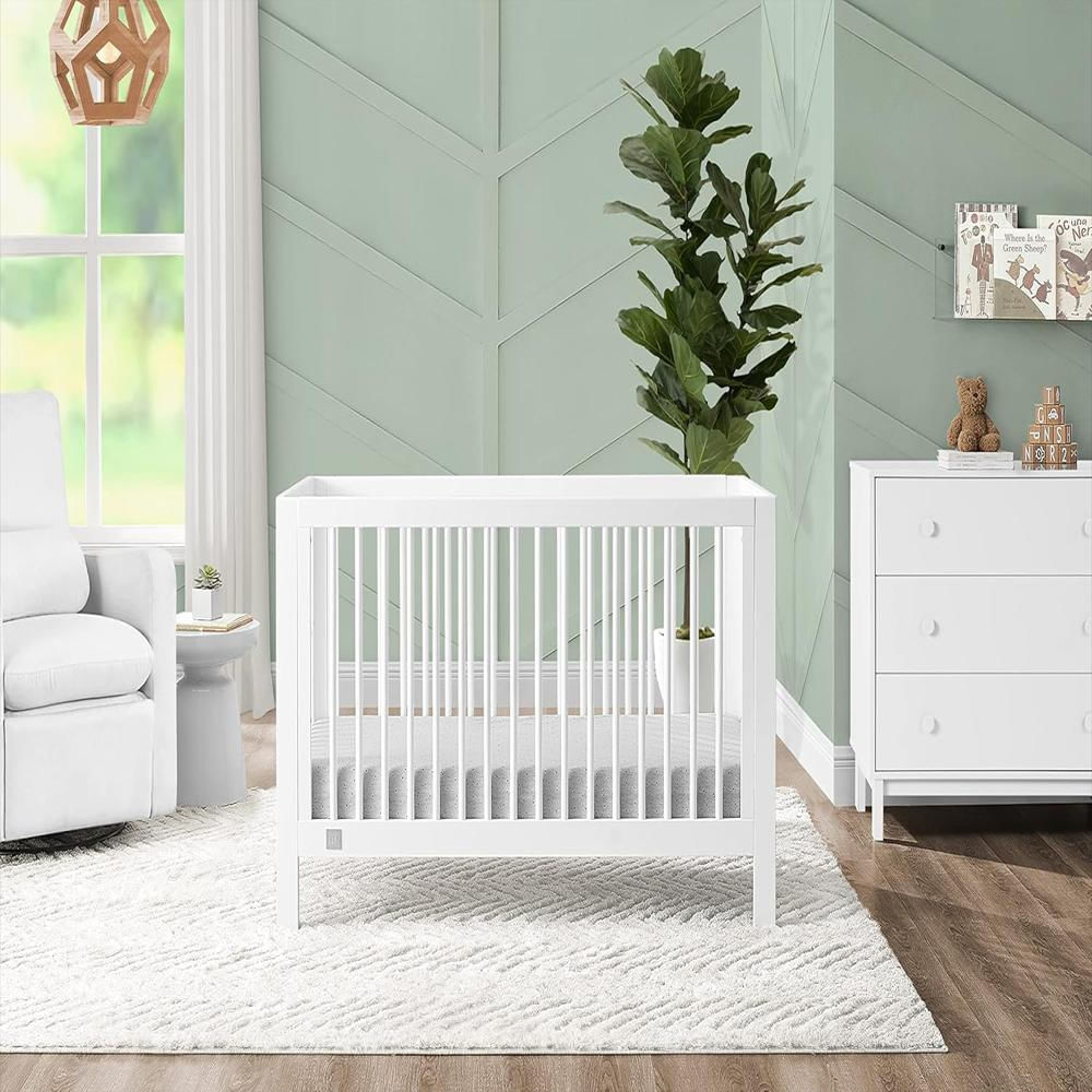 Cuna Convertible 6 En 1, Certificado Greenguard Gold, Color Blanco Bianca img #2