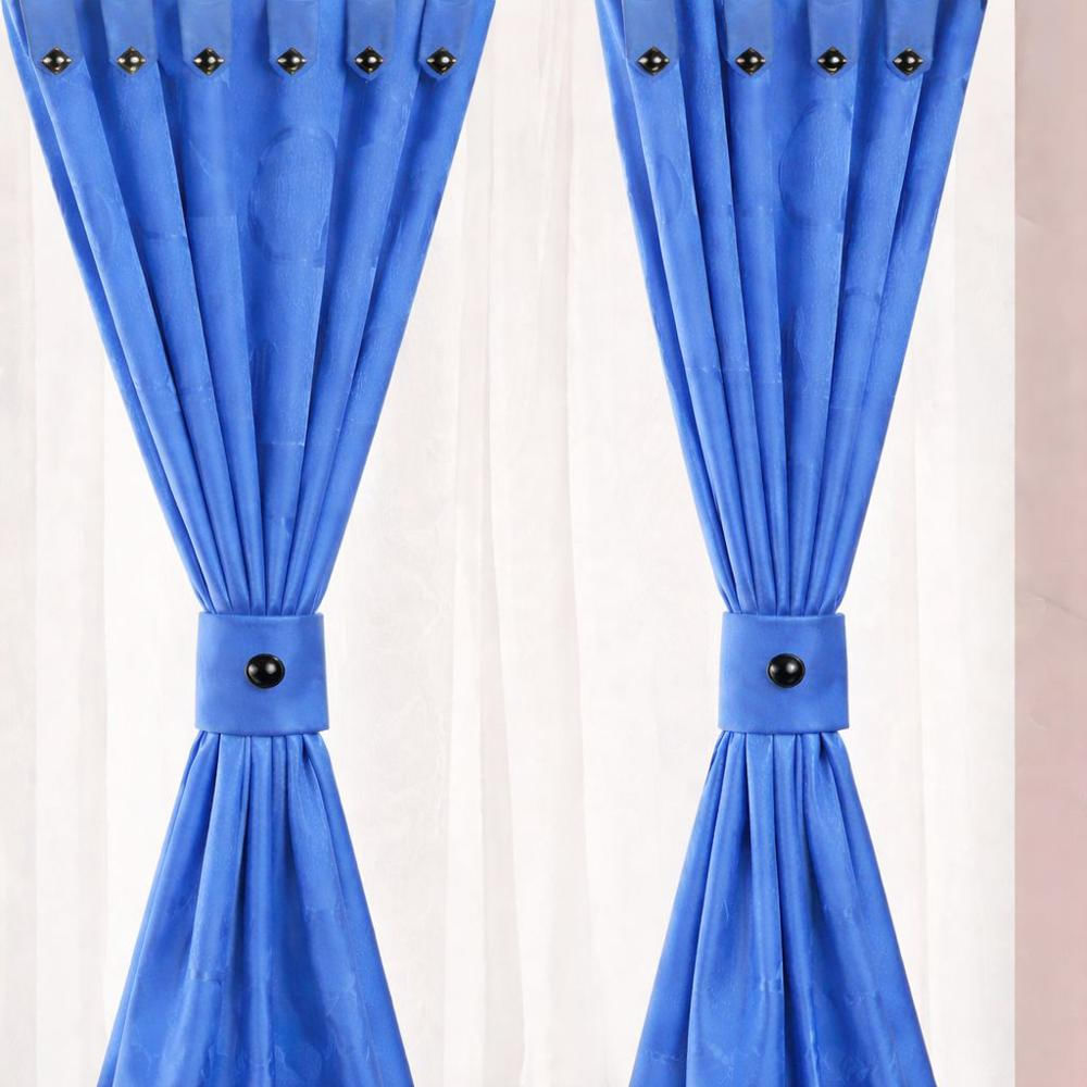 Cortina Jacquard Azul Claro 280Cm*200Cm