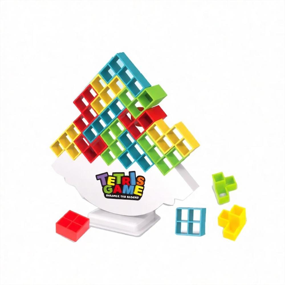 Juego Mesa Niños Torre Equilibrio Balance Bloques Apilables img #1