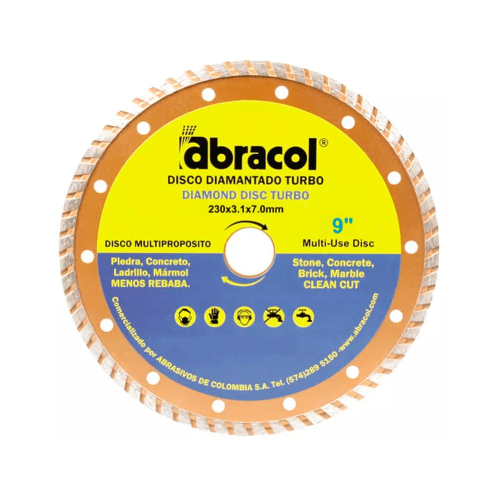 Disco Diamantado 9 pulgadas Turbo Abracol img #1
