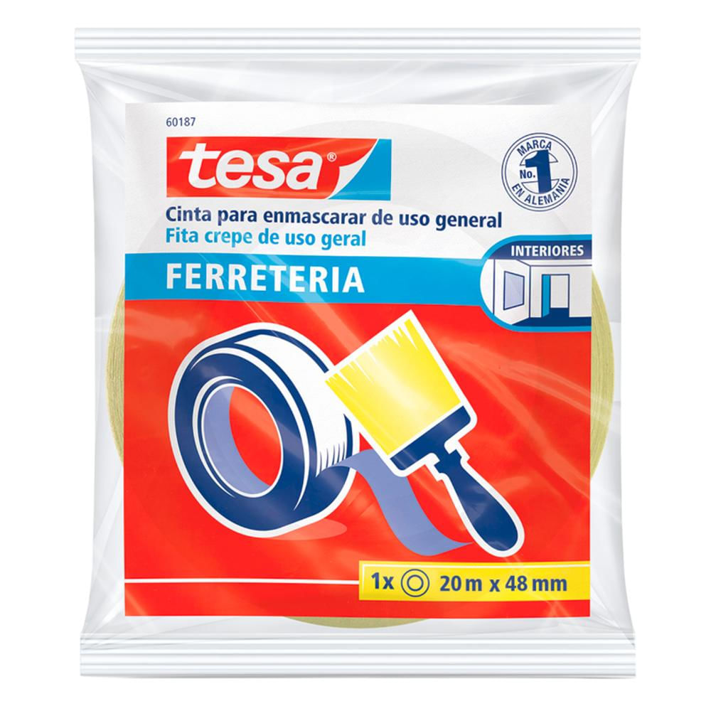 Cinta Enmascarar Ferretera 48Mm X 20 Mts Tesa img #1