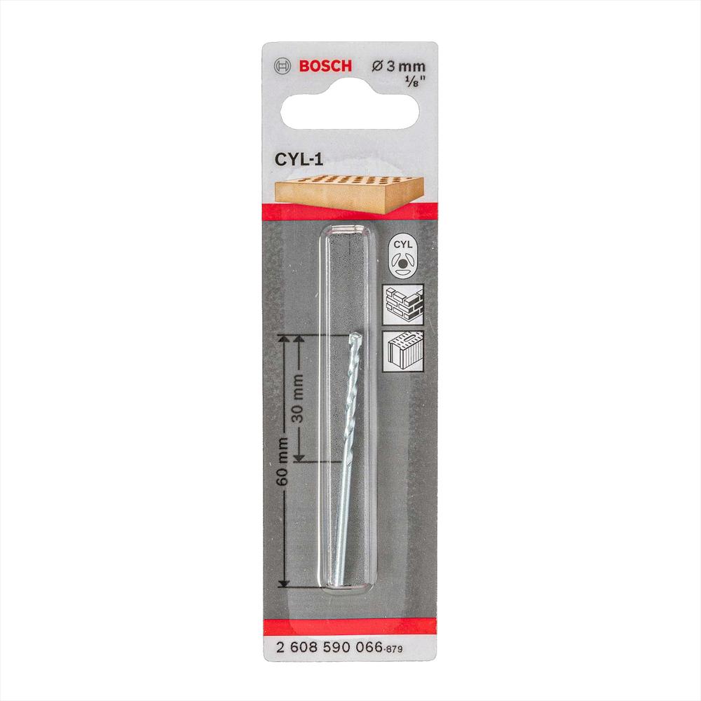 Broca Para Muro 1/8 X 2.1/2 Impacto Profesional (2 Unds) img #2