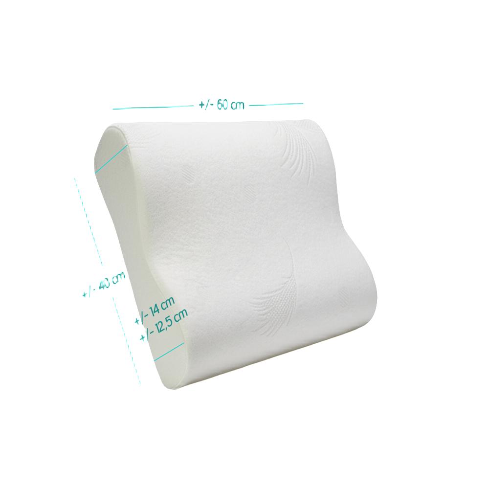 Almohada Cervical Big Ortopédica En Viscoelástaca, De 60X40 Cm img #5