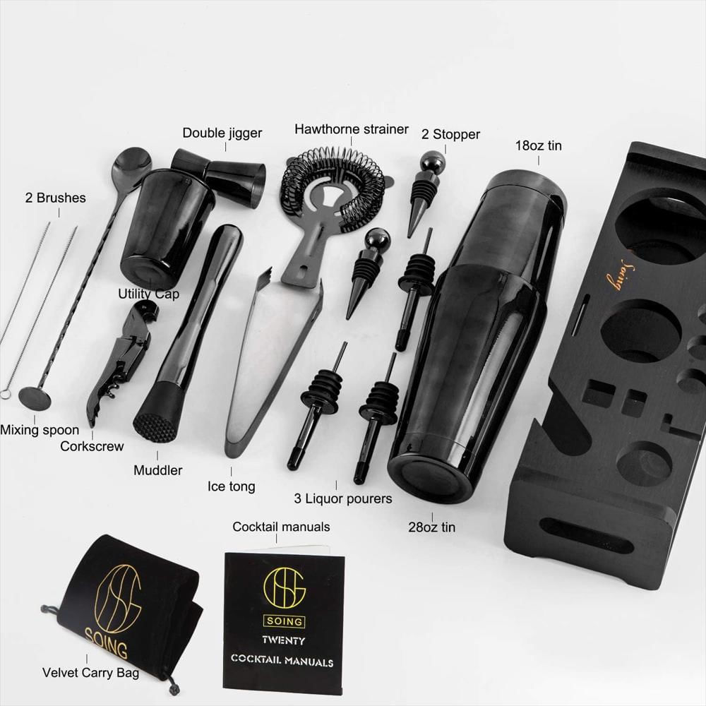 Kit De Coctelería Premium De 24 Piezas img #2