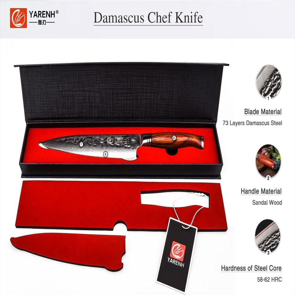Cuchillo De Chef Damasco: Precisión Y Elegancia En Cada Corte img #2