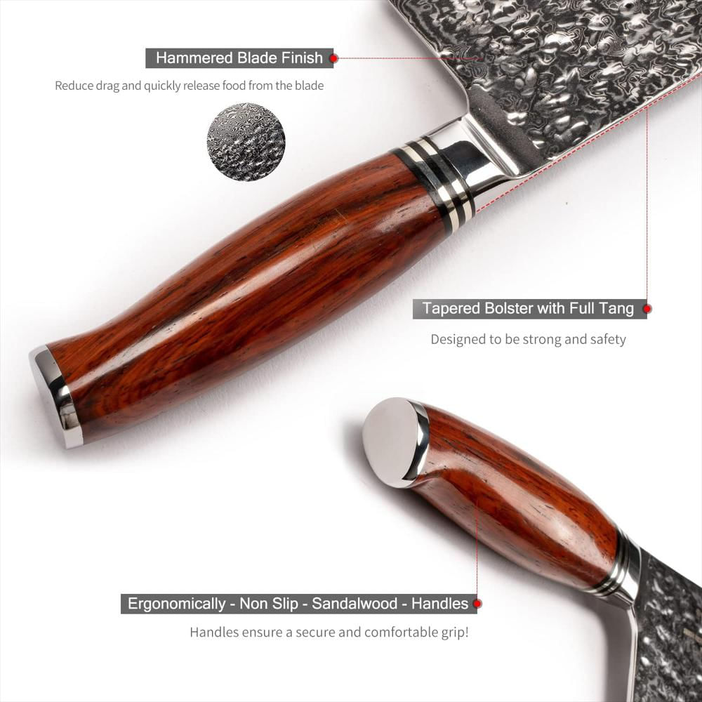 Cuchillo De Chef Damasco: Precisión Y Elegancia En Cada Corte img #4