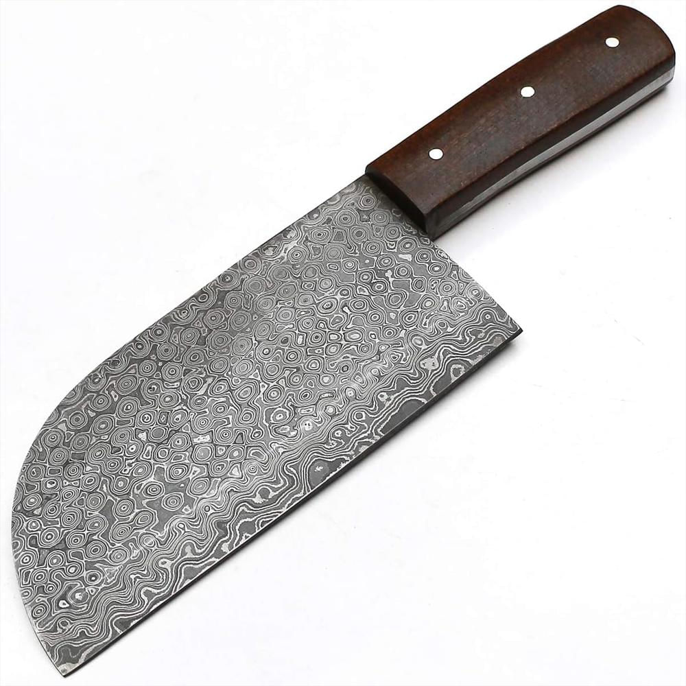 Cuchillo De Chef Artesanal De Damasco: Belleza Y Rendimiento En Cada Corte img #1
