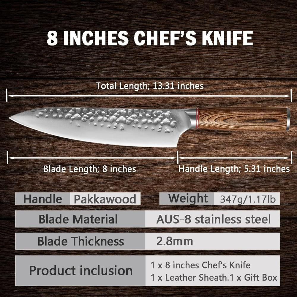 Cuchillo De Chef 20 Cm: Precisión Y Elegancia En Tu Cocina img #2