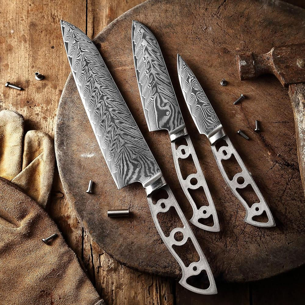 Cuchillo Katsura Gyuto Kit En Blanco Para Personalizar Tu Propio Mango img #4